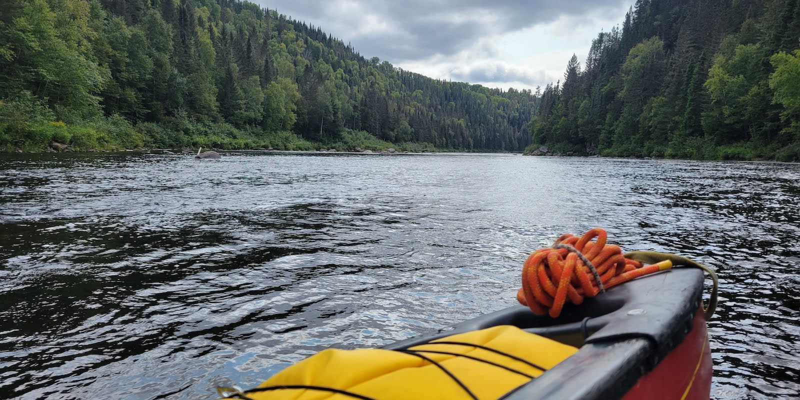 rivière Bazin, canot-camping